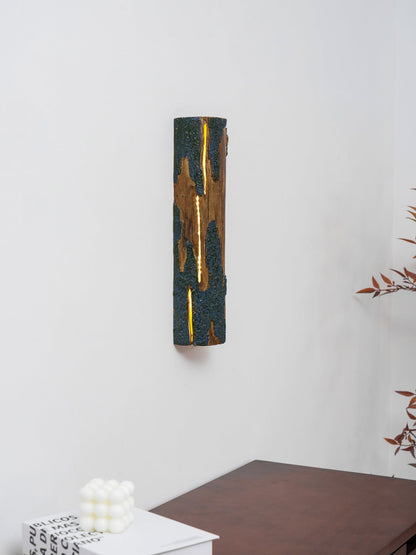 Broken Bark Wall Light - Outdoor Waterproof, Energy-Efficient LED Desi