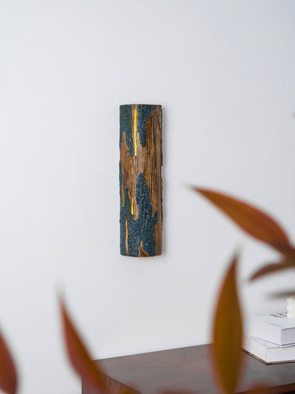 Broken Bark Wall Light - Outdoor Waterproof, Energy-Efficient LED Desi