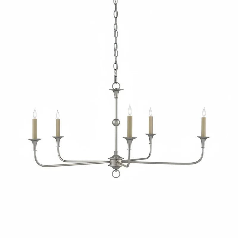 Elara Candle Chandelier - Elegant Design with Adjustable Height & LED
