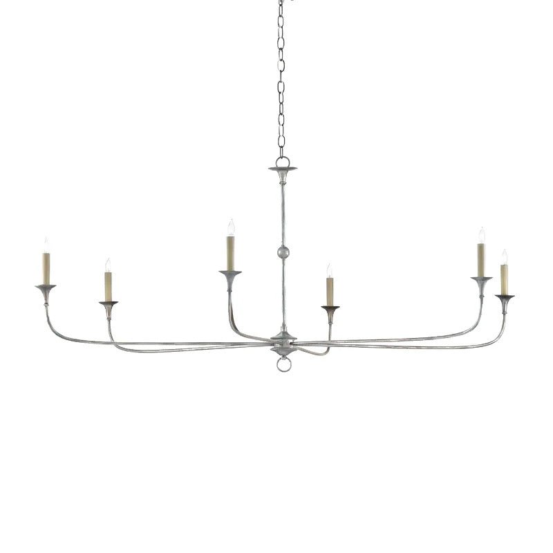 Elara Candle Chandelier - Elegant Design with Adjustable Height & LED