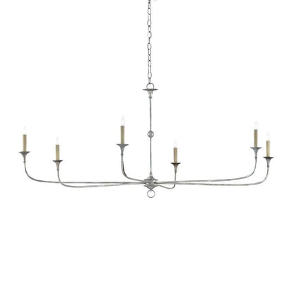 Elara Candle Chandelier - Elegant Design with Adjustable Height & LED