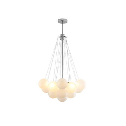 Modern Bubble Chandelier - Elegant Design with Adjustable Height & LED