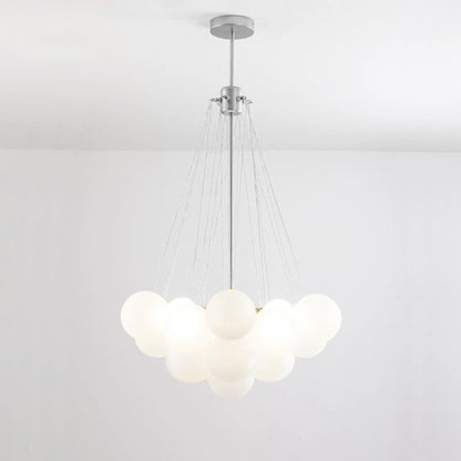 Modern Bubble Chandelier - Elegant Design with Adjustable Height & LED