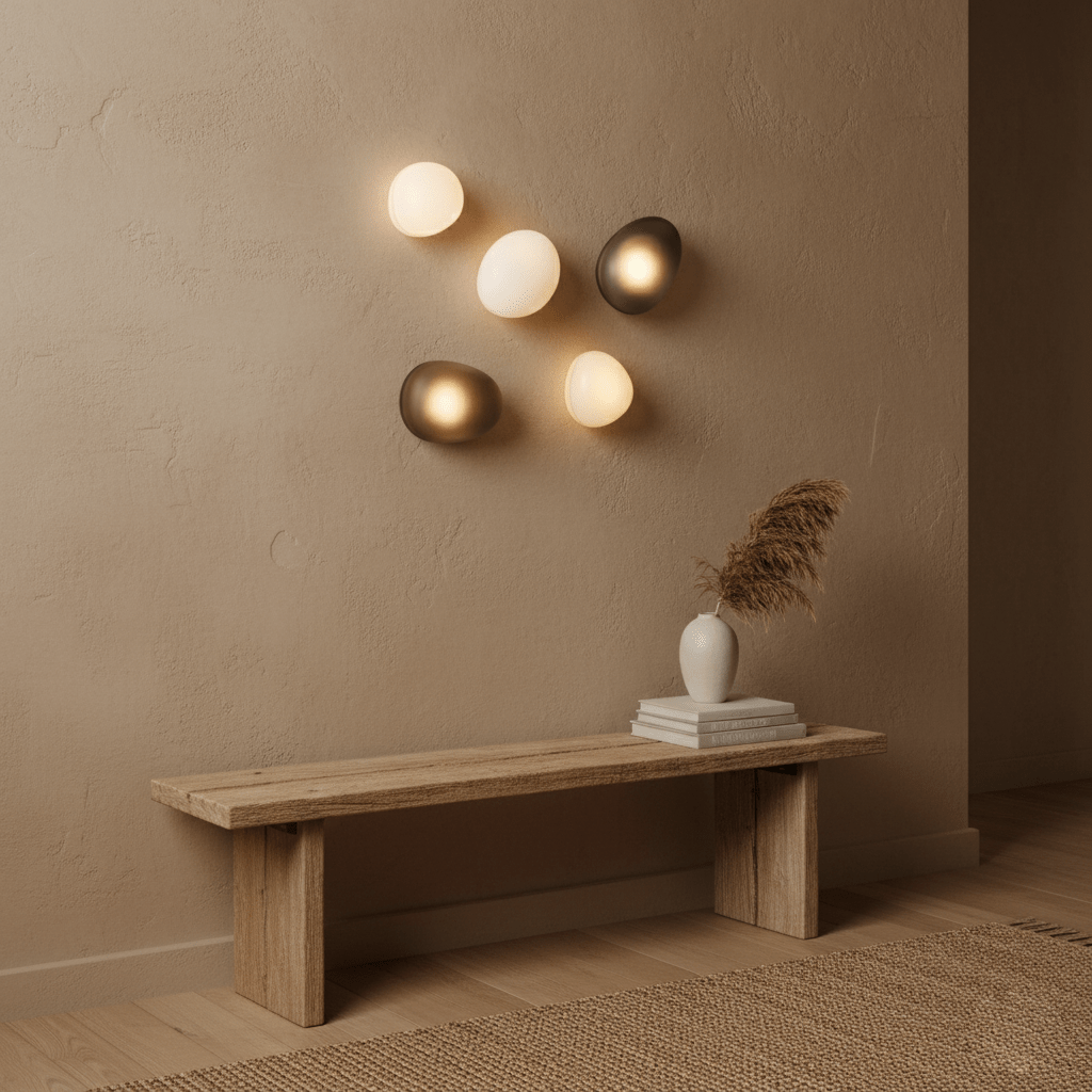 Elegant Bubble Glass Wall Lamp with Adjustable Brightness & Unique Des