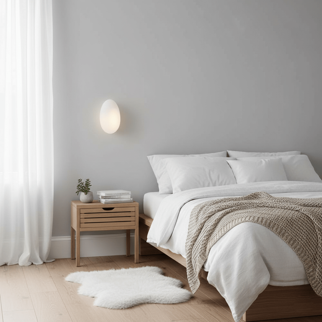 Elegant Bubble Glass Wall Lamp with Adjustable Brightness & Unique Des