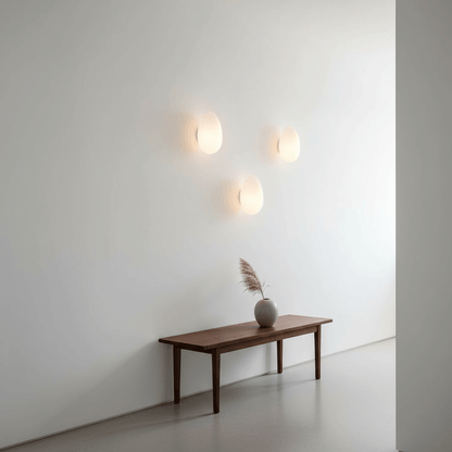 Elegant Bubble Glass Wall Lamp with Adjustable Brightness & Unique Des