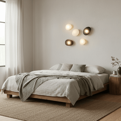 Elegant Bubble Glass Wall Lamp with Adjustable Brightness & Unique Des