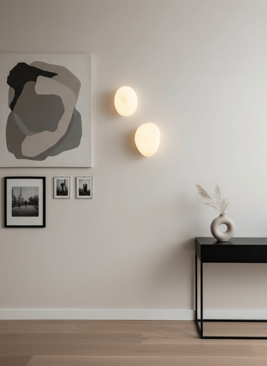 Elegant Bubble Glass Wall Lamp with Adjustable Brightness & Unique Des