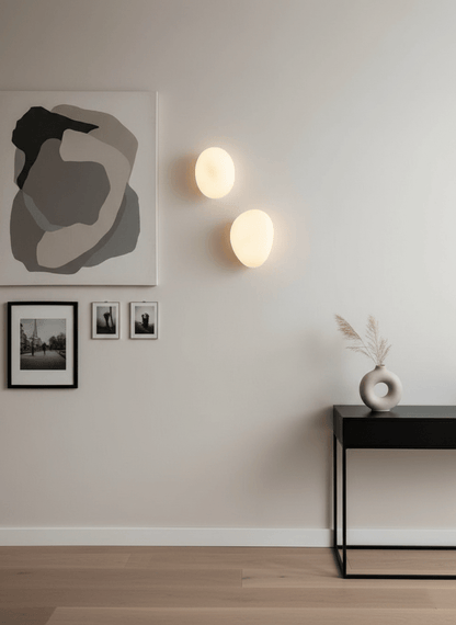 Elegant Bubble Glass Wall Lamp with Adjustable Brightness & Unique Des