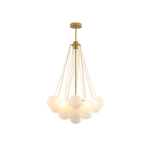 Modern Bubble Chandelier - Elegant Design with Adjustable Height & LED