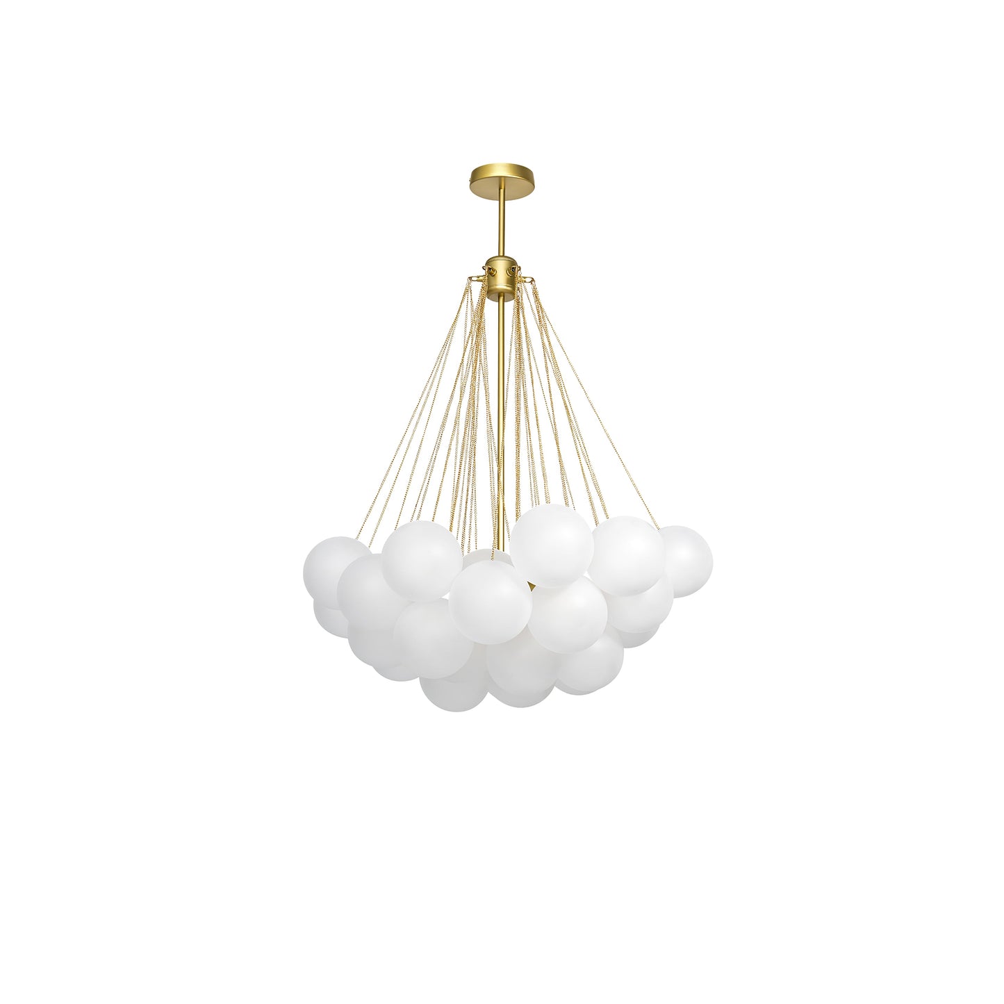 Modern Bubble Chandelier - Elegant Design with Adjustable Height & LED