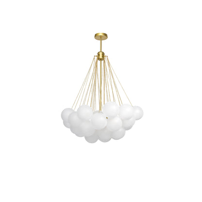 Modern Bubble Chandelier - Elegant Design with Adjustable Height & LED