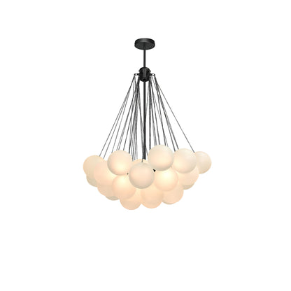 Modern Bubble Chandelier - Elegant Design with Adjustable Height & LED