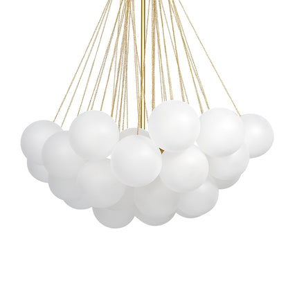 Modern Bubble Chandelier - Elegant Design with Adjustable Height & LED