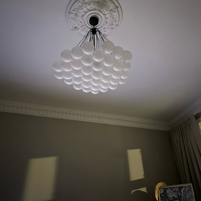 Modern Bubble Chandelier - Elegant Design with Adjustable Height & LED