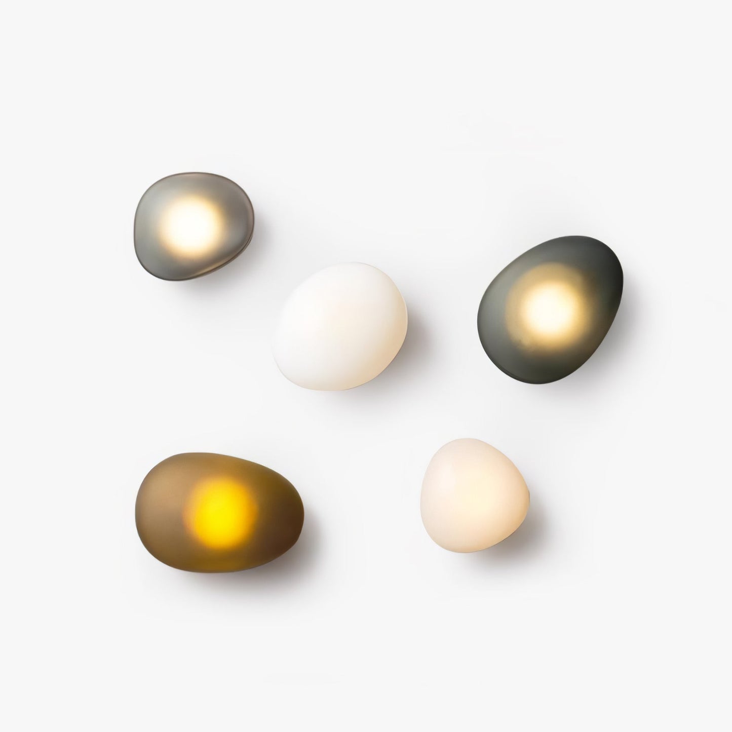 Elegant Bubble Glass Wall Lamp with Adjustable Brightness & Unique Des