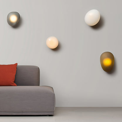 Elegant Bubble Glass Wall Lamp with Adjustable Brightness & Unique Des