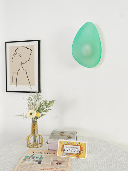 Elegant Bubble Glass Wall Lamp with Adjustable Brightness & Unique Des