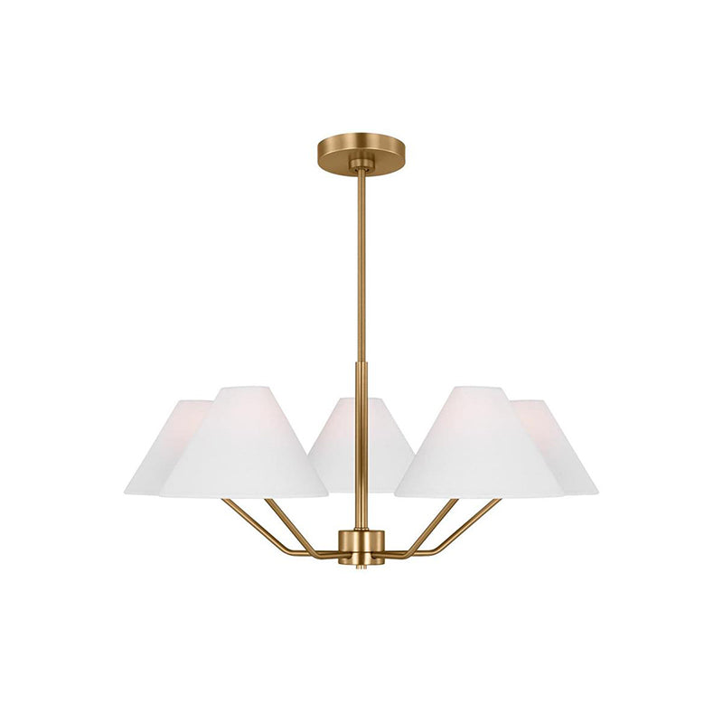 Burke Chandelier - Elegant Design with Dimmable LED Lights and Crystal