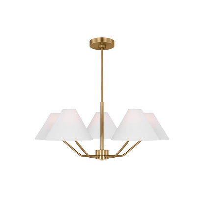 Burke Chandelier - Elegant Design with Dimmable LED Lights and Crystal