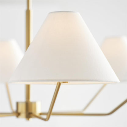 Burke Chandelier - Elegant Design with Dimmable LED Lights and Crystal