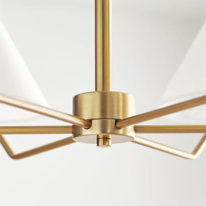 Burke Chandelier - Elegant Design with Dimmable LED Lights and Crystal
