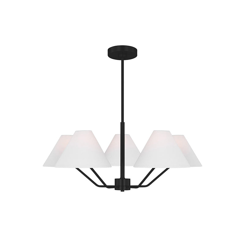 Burke Chandelier - Elegant Design with Dimmable LED Lights and Crystal