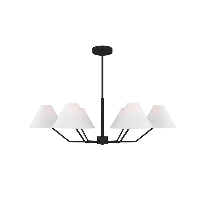 Burke Chandelier - Elegant Design with Dimmable LED Lights and Crystal