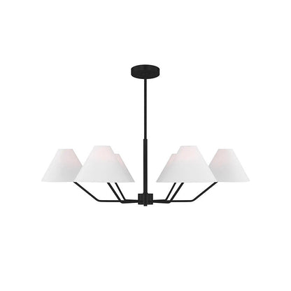 Burke Chandelier - Elegant Design with Dimmable LED Lights and Crystal