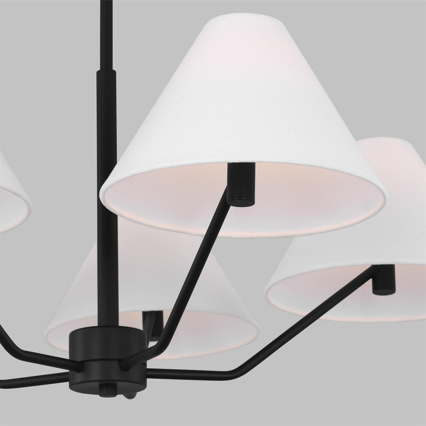 Burke Chandelier - Elegant Design with Dimmable LED Lights and Crystal