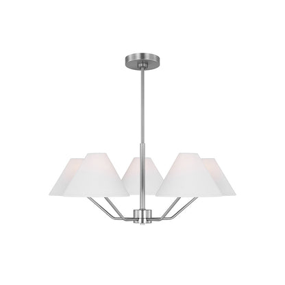 Burke Chandelier - Elegant Design with Dimmable LED Lights and Crystal