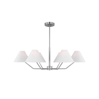 Burke Chandelier - Elegant Design with Dimmable LED Lights and Crystal