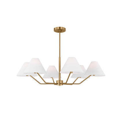 Burke Chandelier - Elegant Design with Dimmable LED Lights and Crystal