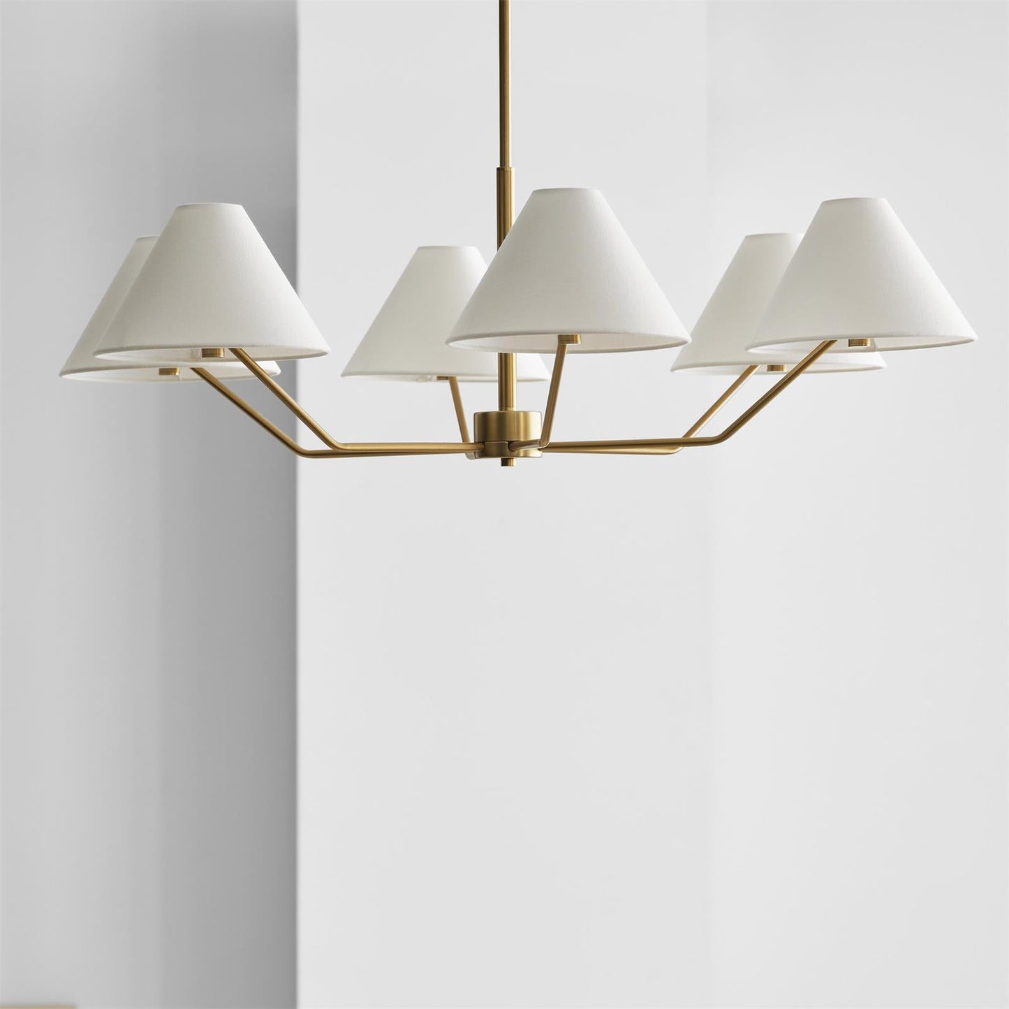 Burke Chandelier - Elegant Design with Dimmable LED Lights and Crystal