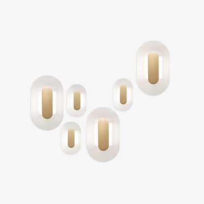 Modern Button Wall Lamp - Adjustable Brightness & Energy Efficient Des