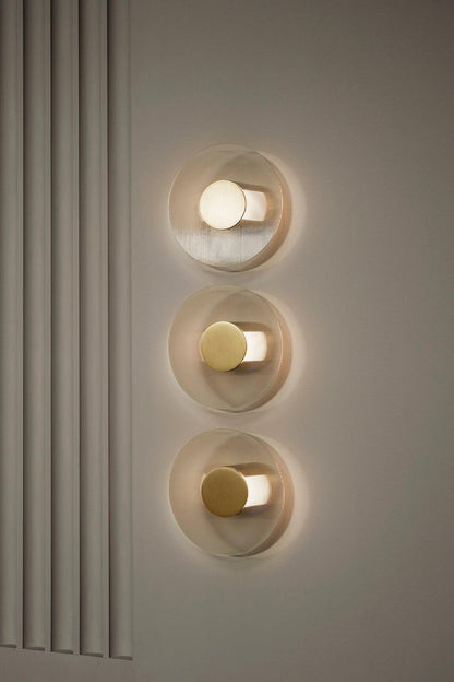 Modern Button Wall Lamp - Adjustable Brightness & Energy Efficient Des