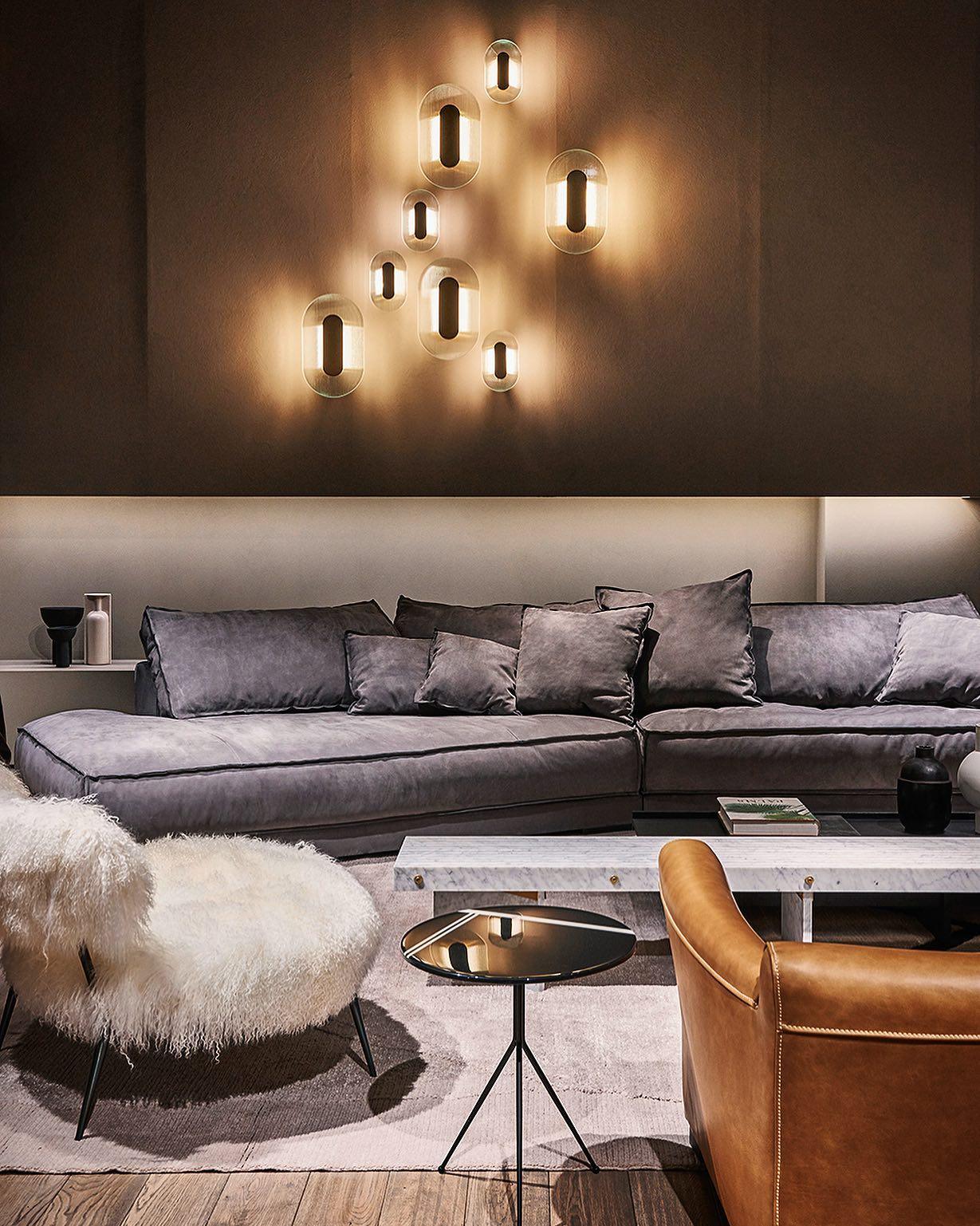 Modern Button Wall Lamp - Adjustable Brightness & Energy Efficient Des