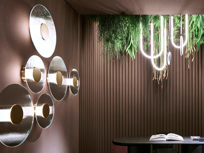 Modern Button Wall Lamp - Adjustable Brightness & Energy Efficient Des
