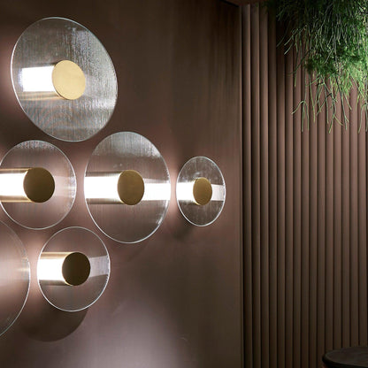Modern Button Wall Lamp - Adjustable Brightness & Energy Efficient Des
