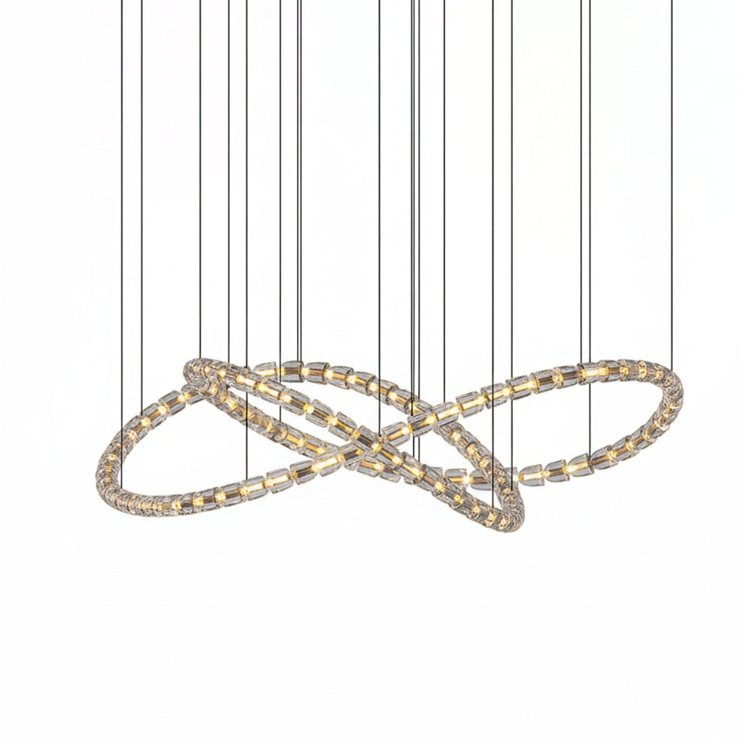 Gabriel Gold Chandelier - Elegant Design with Adjustable Brightness