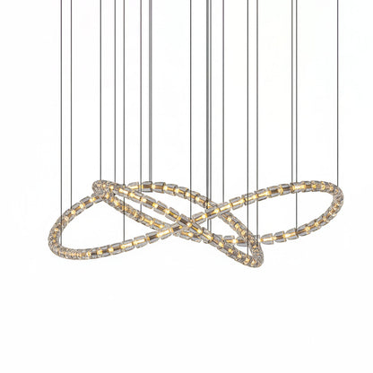 Gabriel Gold Chandelier - Elegant Design with Adjustable Brightness