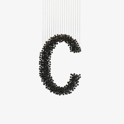 Charcoal Chandeliers - Elegant Design with Adjustable Brightness and E