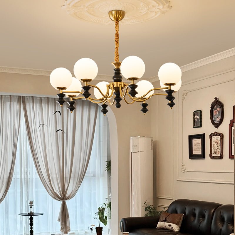 Cadence Chandelier - Elegant Design with Adjustable Height & LED Light