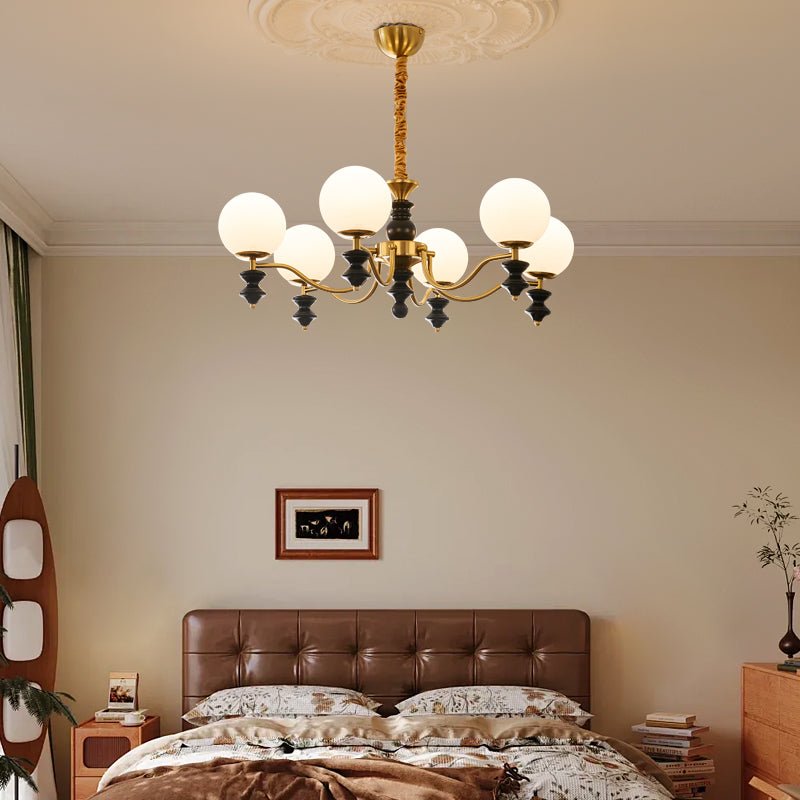 Cadence Chandelier - Elegant Design with Adjustable Height & LED Light