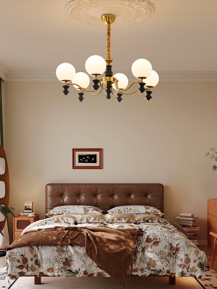 Cadence Chandelier - Elegant Design with Adjustable Height & LED Light