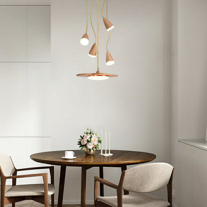 Calder Blossom Chandelier - Elegant Design with Adjustable Height & LE