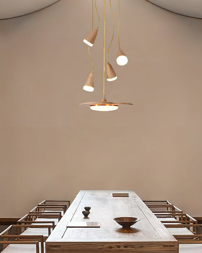 Calder Blossom Chandelier - Elegant Design with Adjustable Height & LE