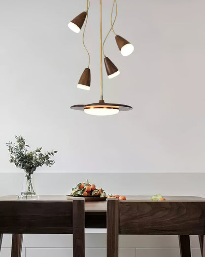 Calder Blossom Chandelier - Elegant Design with Adjustable Height & LE