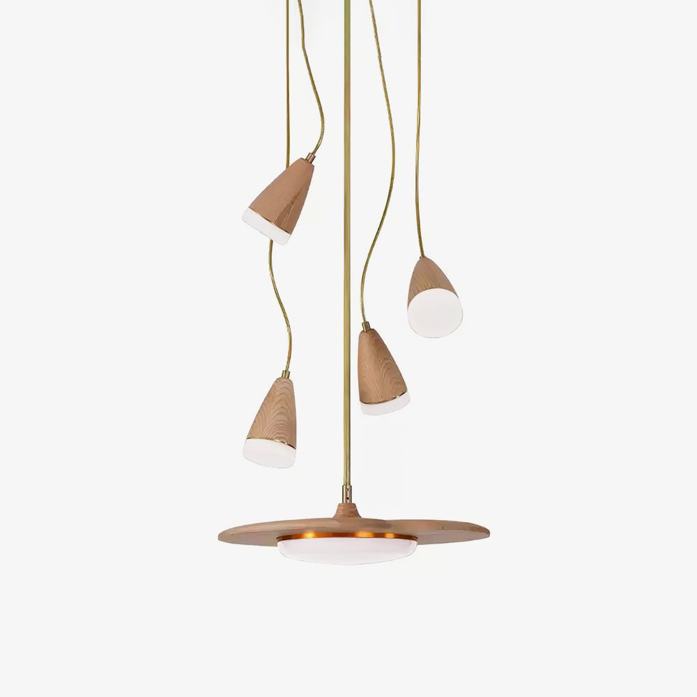 Calder Blossom Chandelier - Elegant Design with Adjustable Height & LE