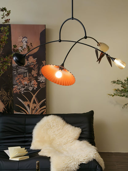 Calibra Mobile Chandelier - Adjustable Height, Energy-Efficient LED Li